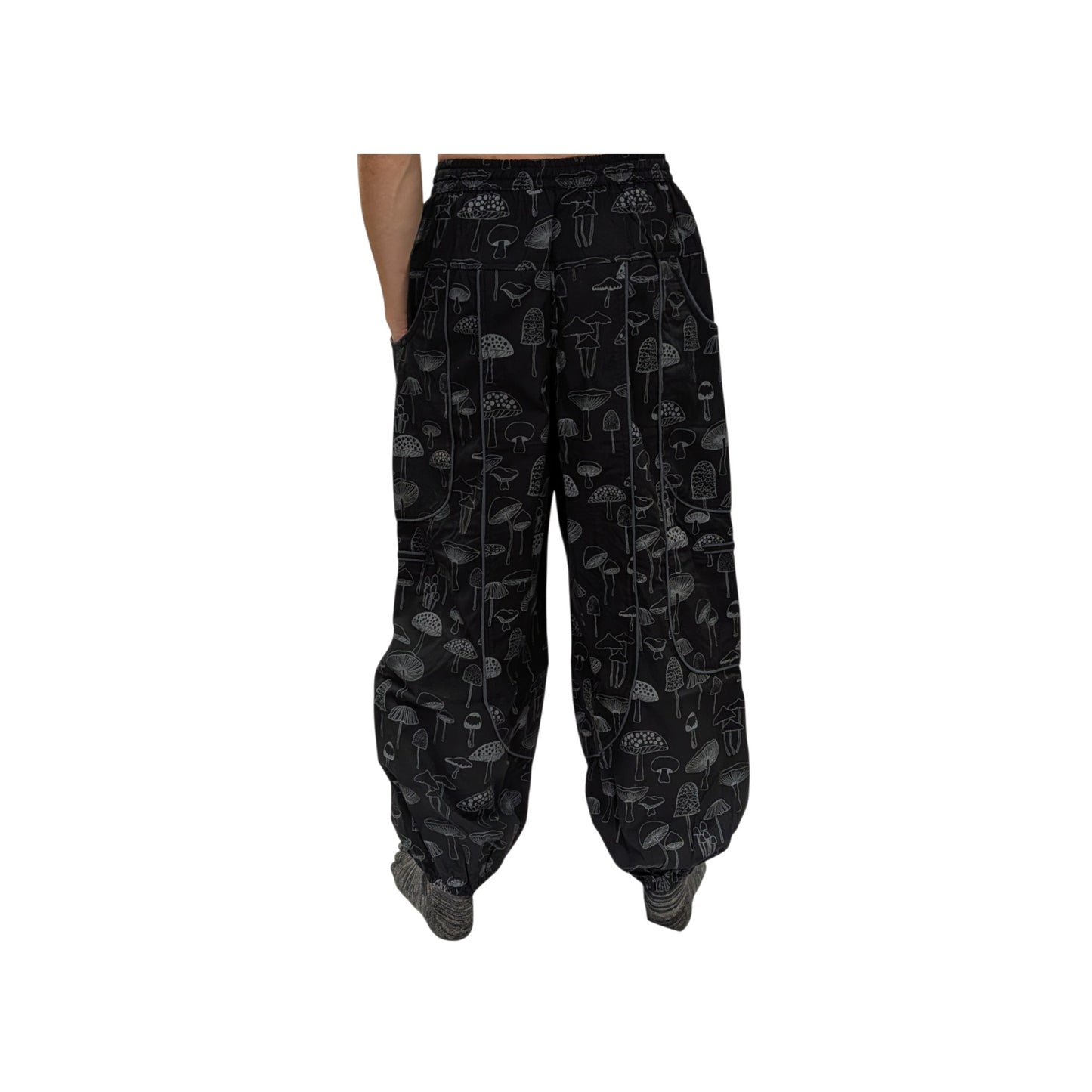 Cotton Himalayan Unisex Pants (Mushroom Print)