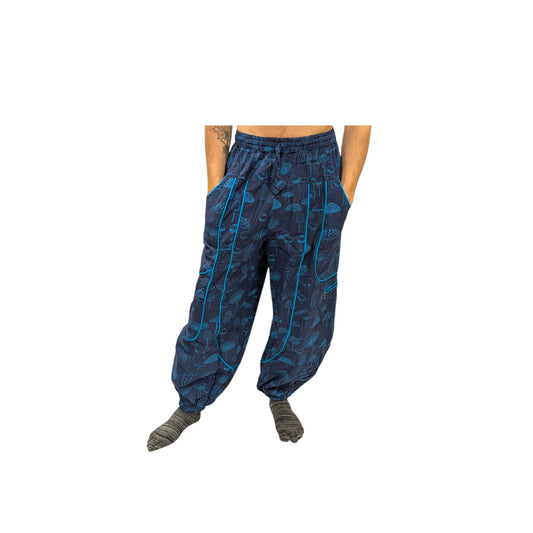 Cotton Himalayan Unisex Pants (Mushroom Print)