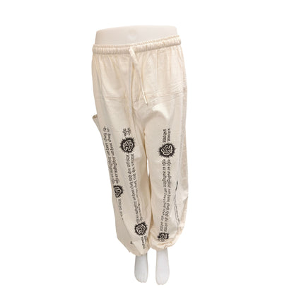 Thai Cotton Pants (Letters Print)