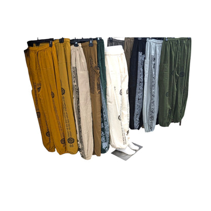 Thai Cotton Pants (Letters Print)