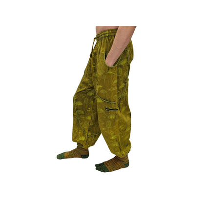 Cotton Himalayan Unisex Pants (Mushroom Print)