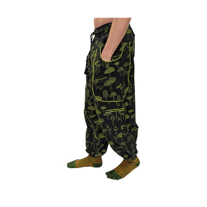 Cotton Himalayan Unisex Pants (Mushroom Print)