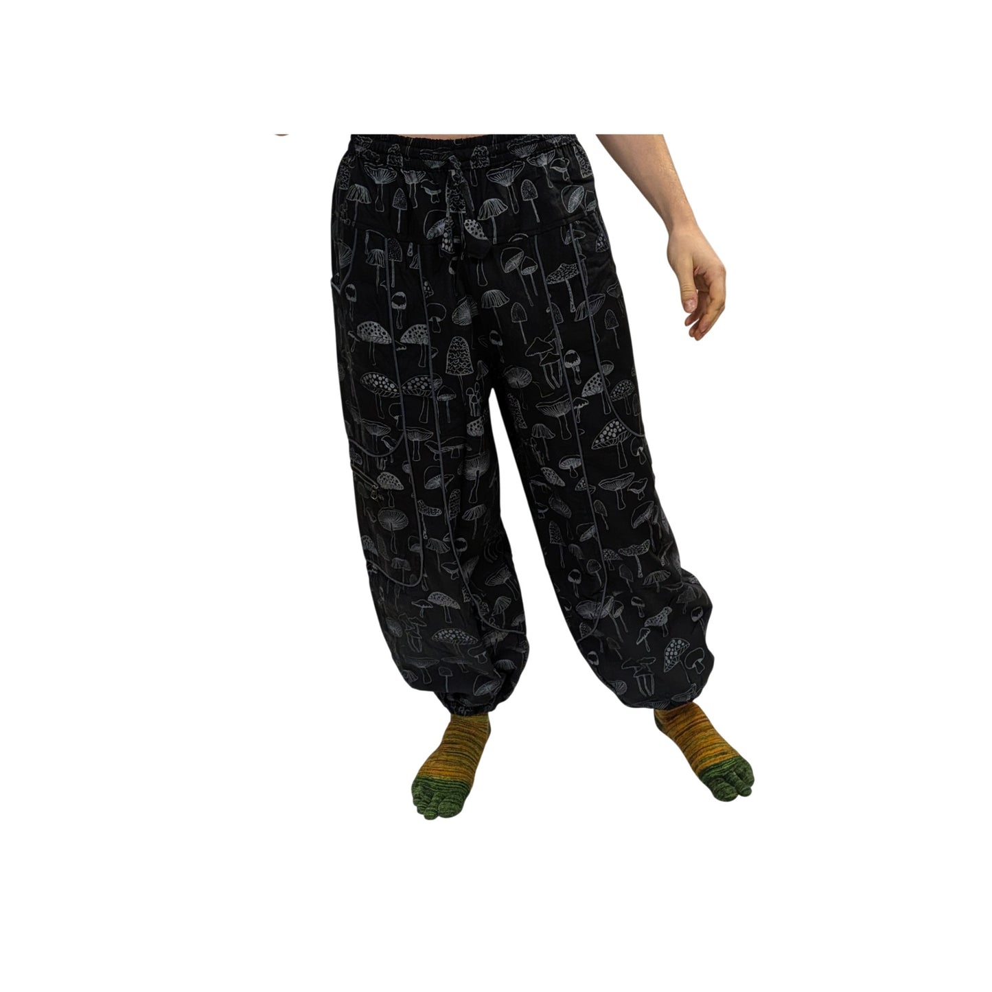 Cotton Himalayan Unisex Pants (Mushroom Print)