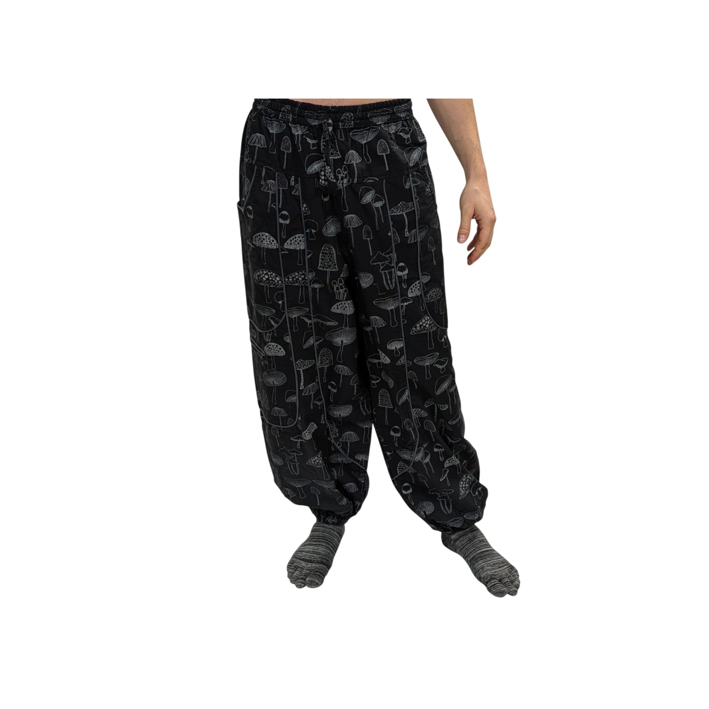 Cotton Himalayan Unisex Pants (Mushroom Print)