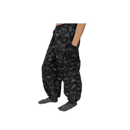 Cotton Himalayan Unisex Pants (Mushroom Print)
