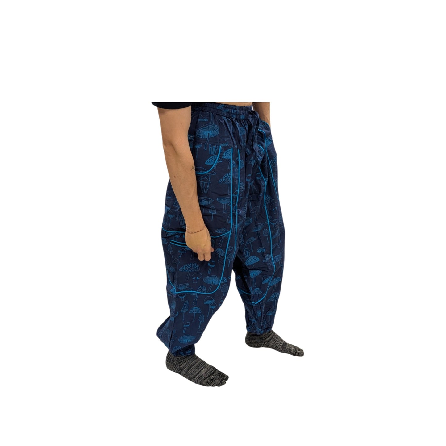 Cotton Himalayan Unisex Pants (Mushroom Print)