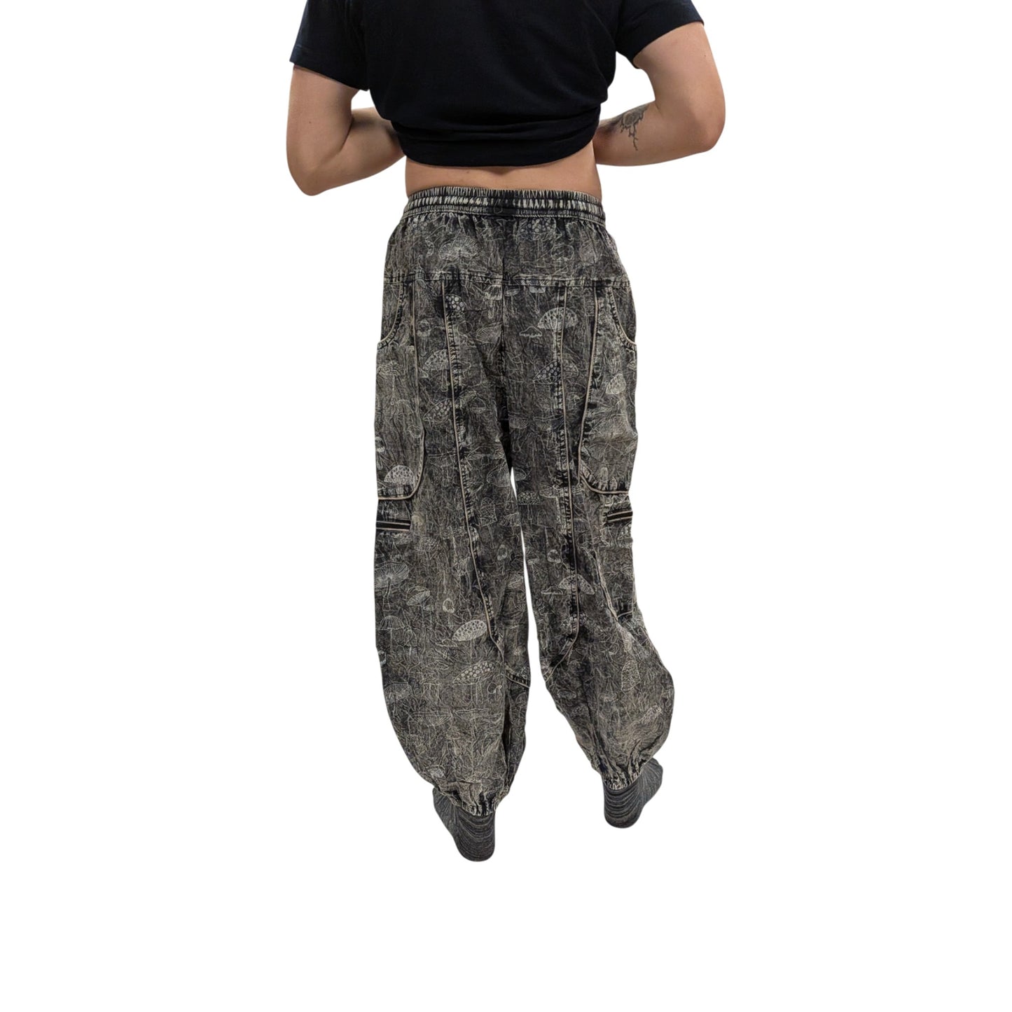 Cotton Himalayan Unisex Pants (Mushroom Print)
