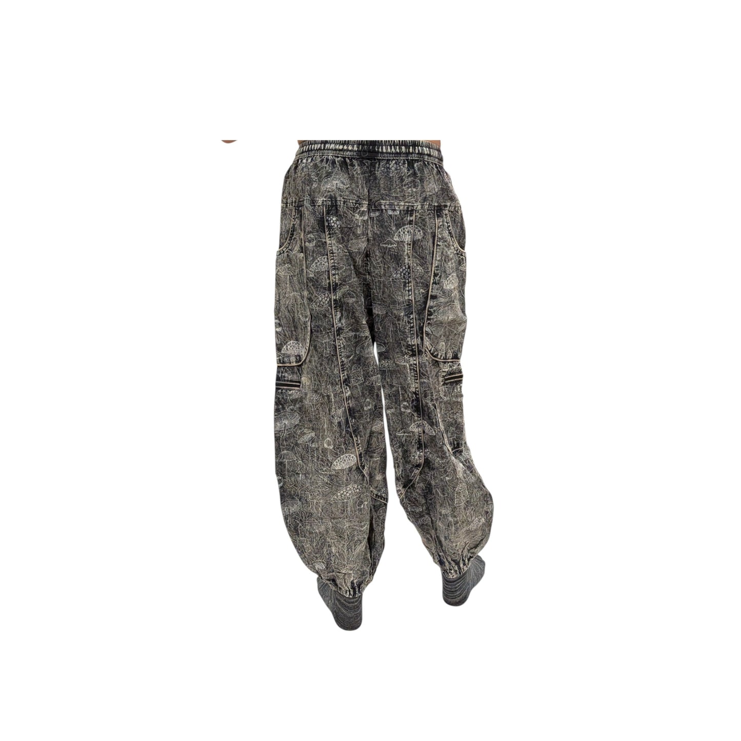 Cotton Himalayan Unisex Pants (Mushroom Print)