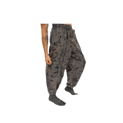 Cotton Himalayan Unisex Pants (Mushroom Print)