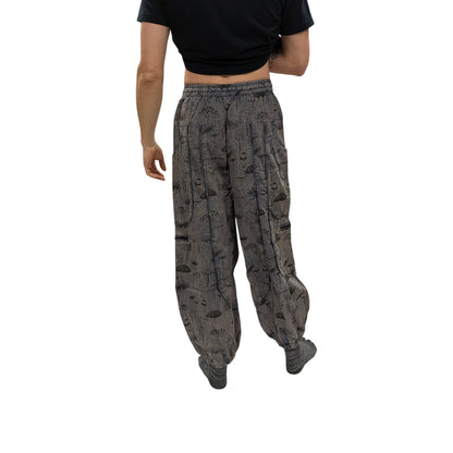 Cotton Himalayan Unisex Pants (Mushroom Print)