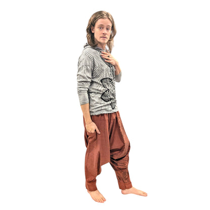 Thai Cotton Pants (Letters Print)