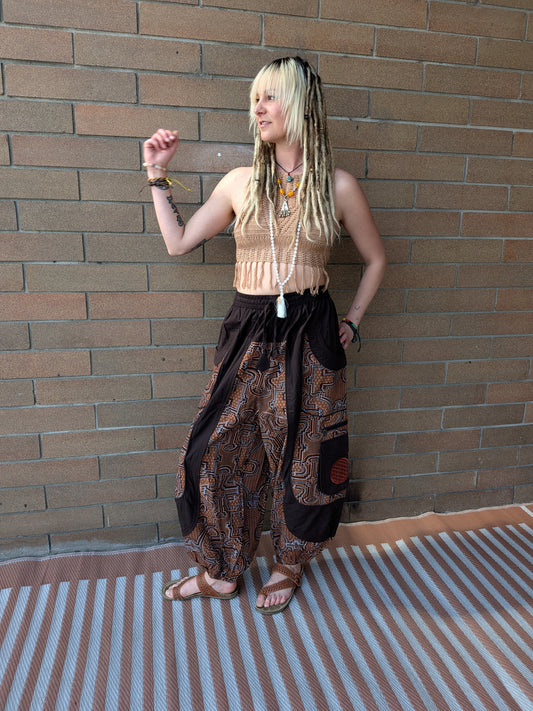 Cotton Himalayan Unisex Pants (Embroidery)